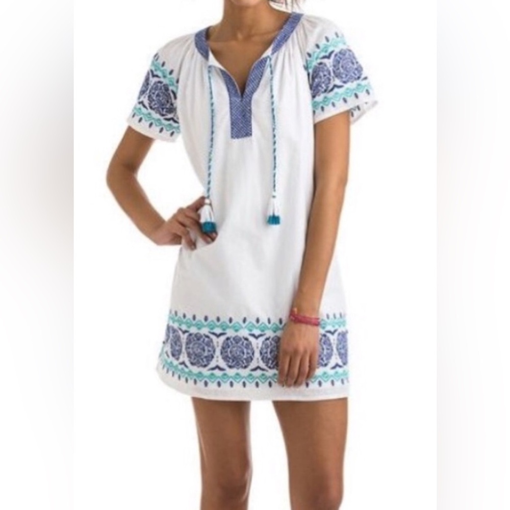 Vineyard Vines Medallion Popover Dress
